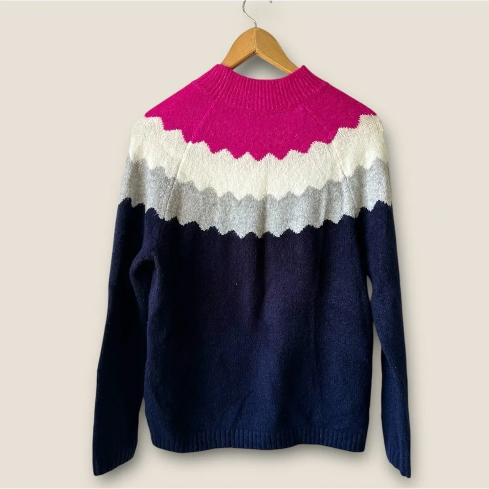 Talbots MOCKNECK SWEATER - SCALLOPED YOKE NWT - Picture 7 of 14